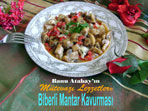 Biberli Mantar Kavurması (görsel)