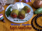 Bulgurlu Kabak Dolması (görsel)
