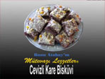 Cevizli Kare Bisküvi (görsel)