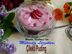 Çilekli Puding (görsel)