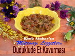 Düdüklüde Et Kavurması (görsel)