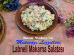 Labneli Makarna Salatası (görsel)