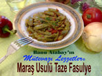 Maraş Usulü Taze Fasulye (görsel)