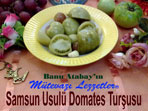 Samsun Usulü Domates Turşusu (görsel)