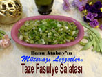 Taze Fasulye Salatası (görsel)