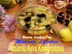 Üzümlü Ayva Kompostosu (görsel)