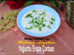 Yoğurtlu Erişte Çorbası (görsel)